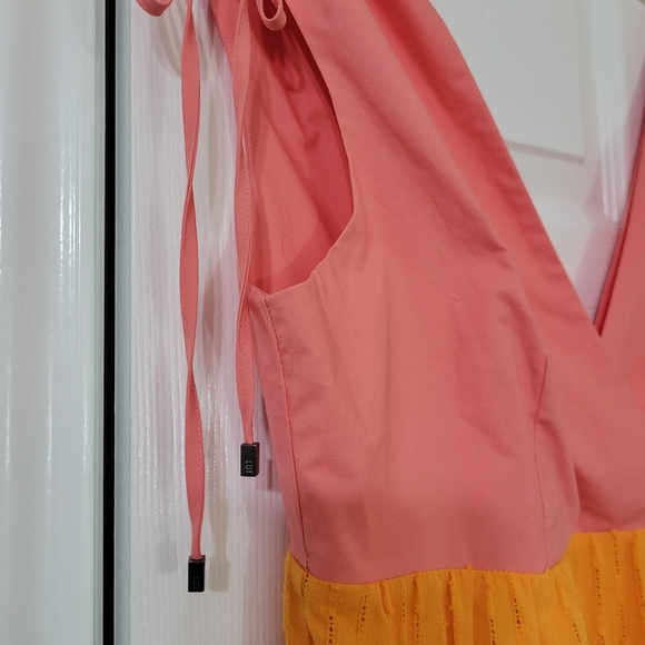 LDT Daphne Maxi Pink and Orange Dress. New with Tags. - Picture 6 of 13
